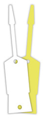 Plastic Service Key Tags- Large-1000