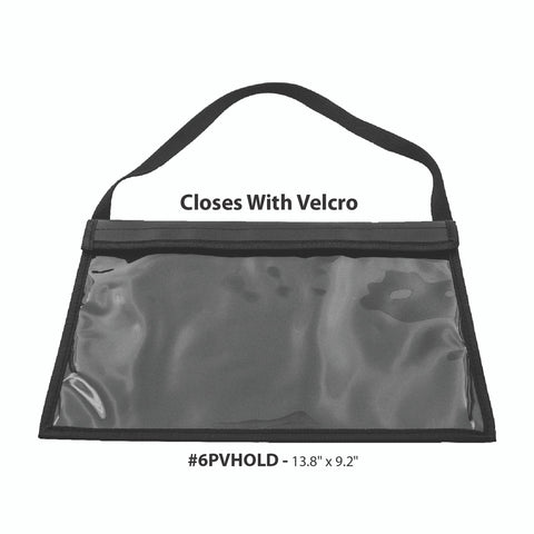 TAG BAG WITH VELCRO / DEMO LICENSE PLATE HOLDER